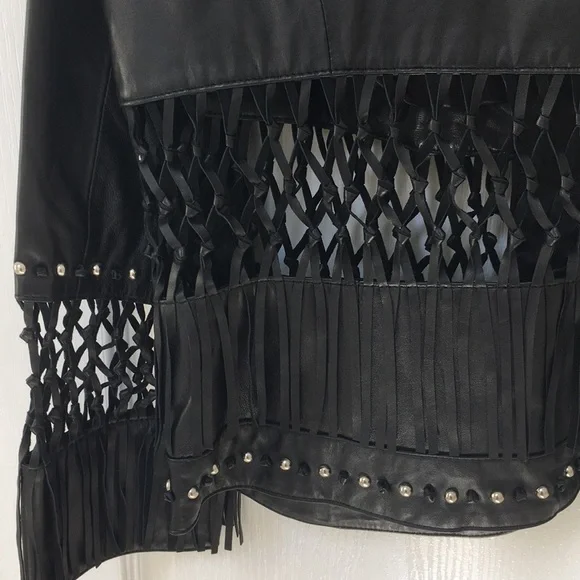 𝅺Pamela McCoy leather jacket - Picture 3 of 8